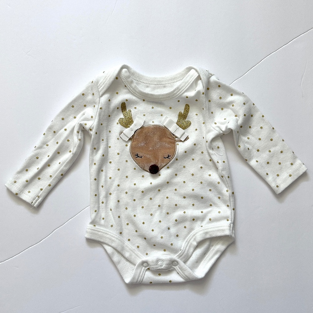 Winter Christmas Reindeer Onesie
